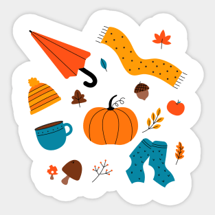 Autumn Theme Sticker